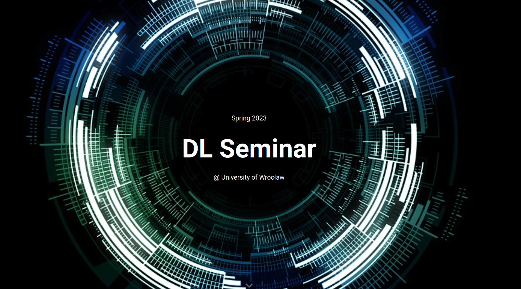 Deep Learning Seminar