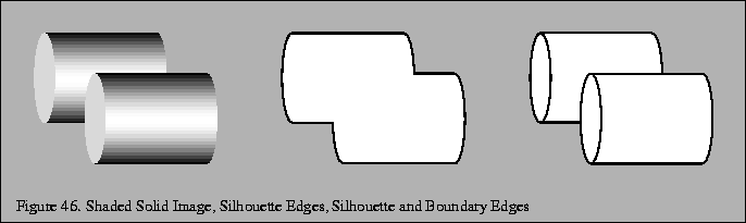 % latex2html id marker 7341
\fbox{\begin{tabular}{c}
\vrule width 0pt height 0.1...
... Solid Image, Silhouette Edges,
Silhouette and Boundary Edges}\\
\end{tabular}}