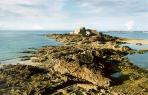 Fort at low tide